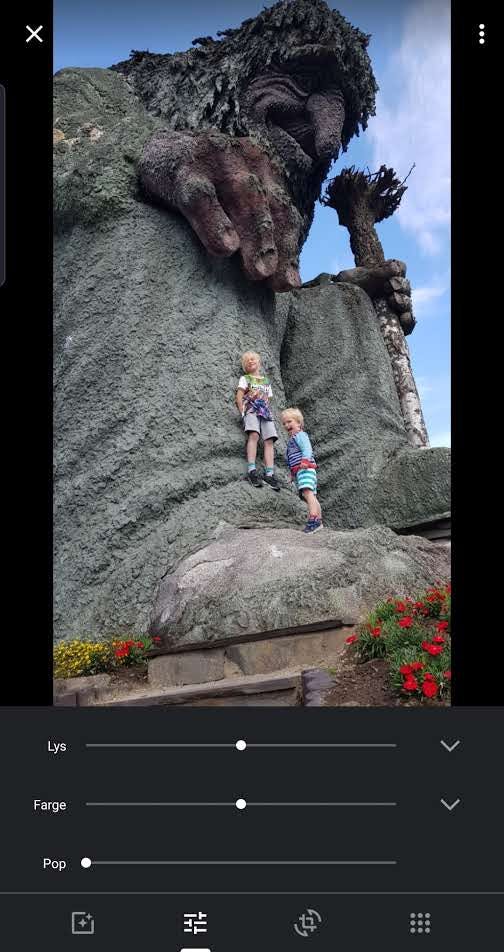 Skjermbilde fra Google Foto