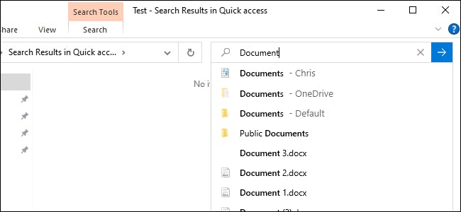 Ny sökfunktion i Windows 10