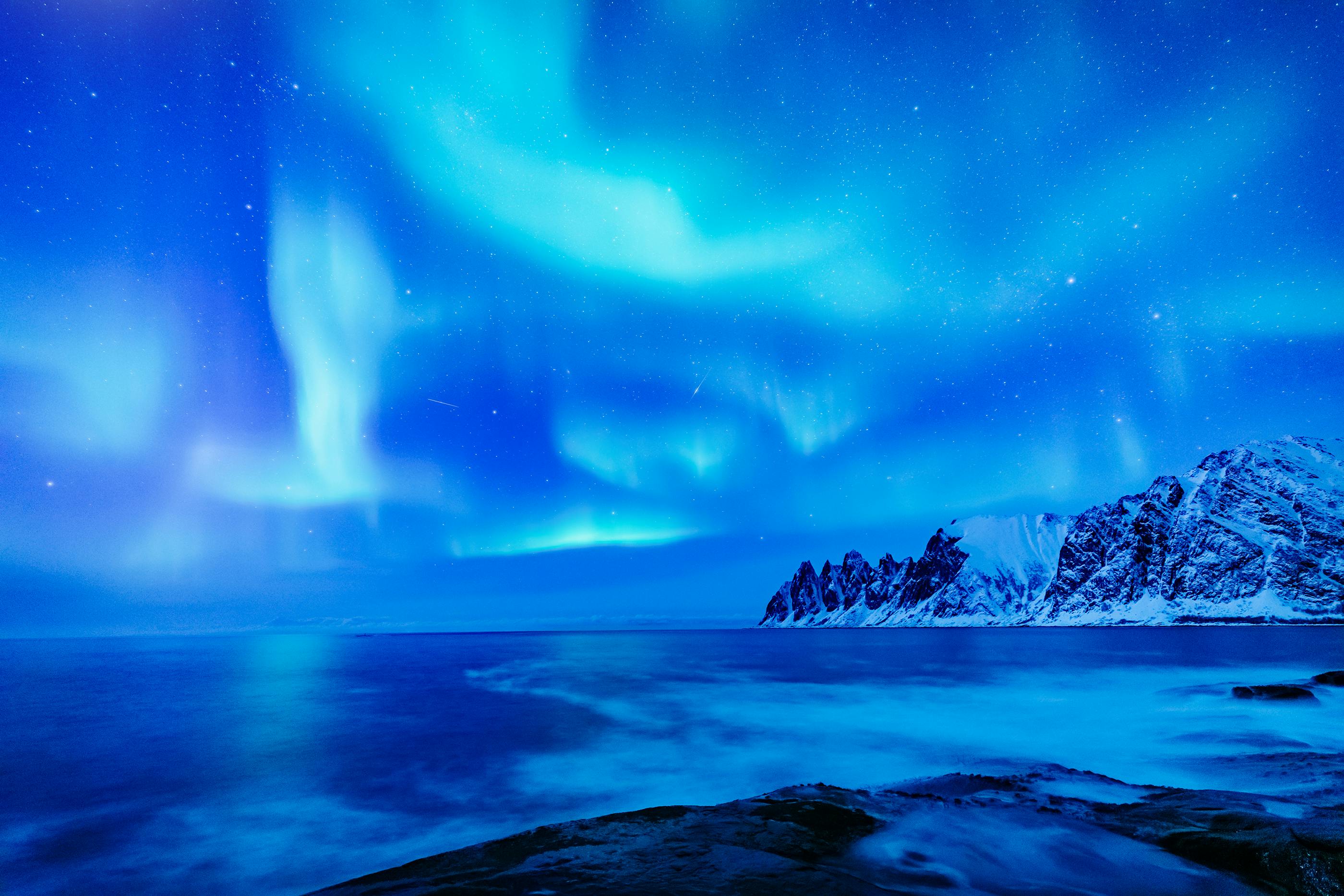 Nordlys ved Lofoten