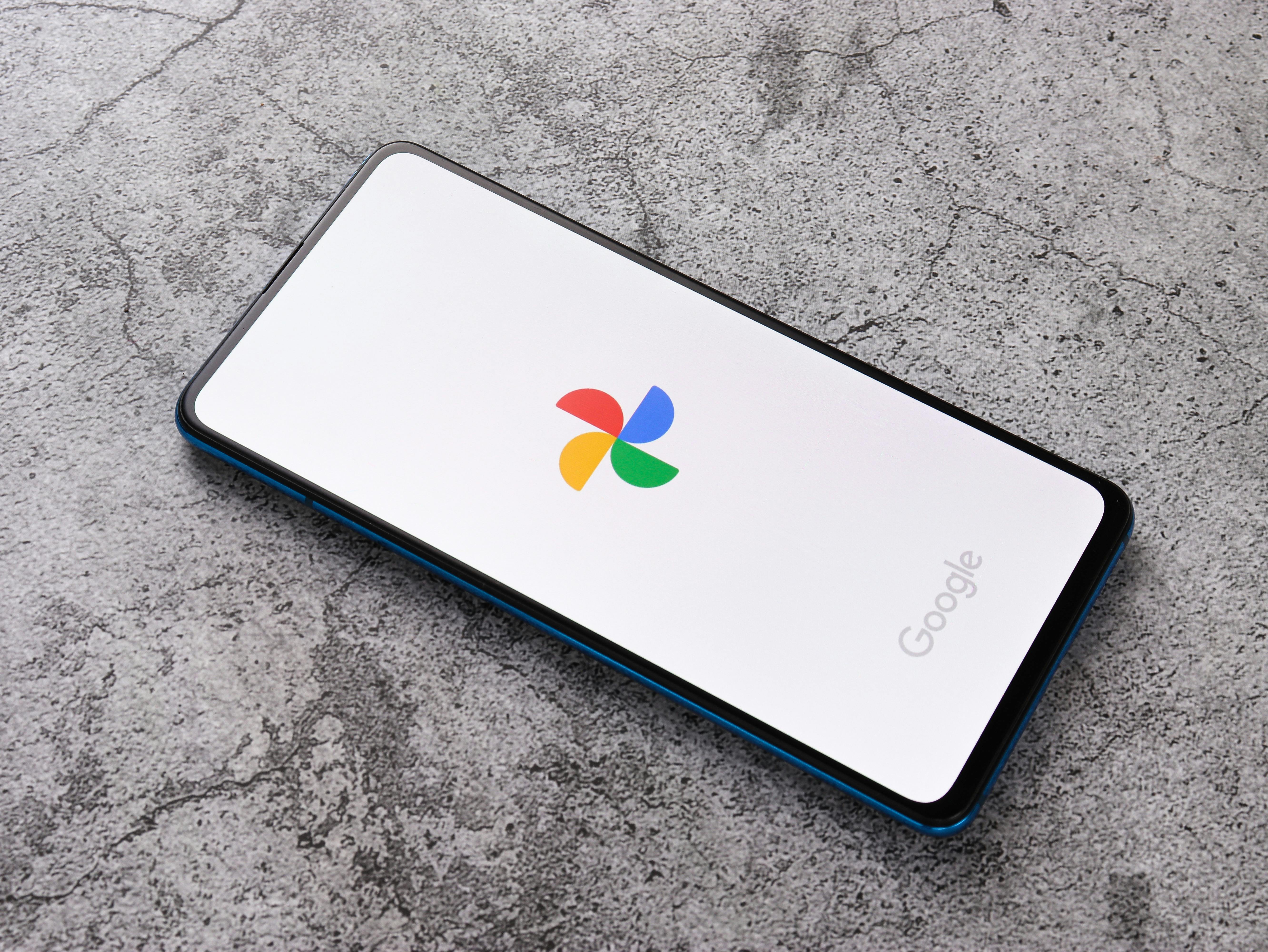 Google Foto-app på mobil