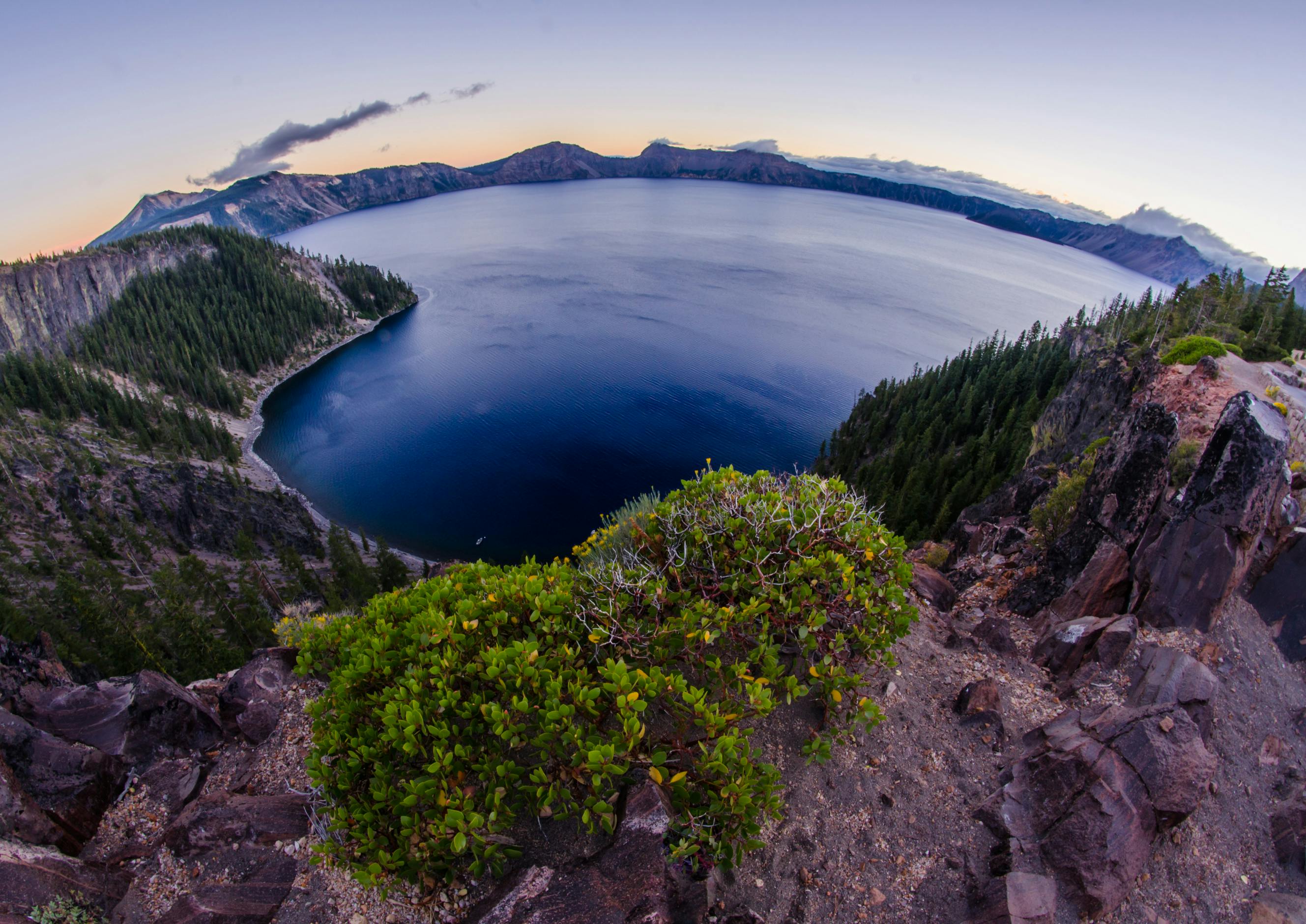 Fisheye objektiv landskap