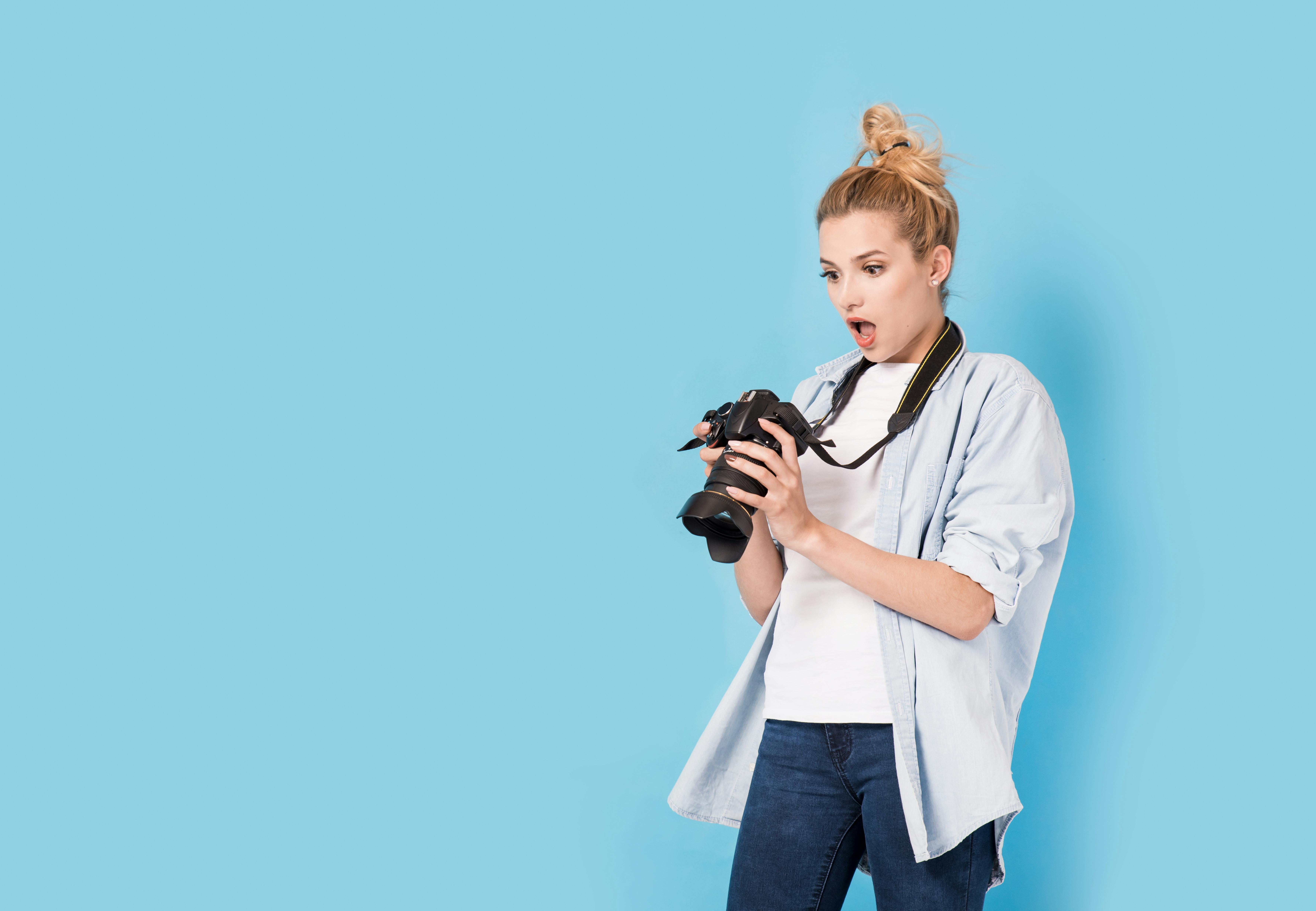 Dette tok oss på sengen Overrasket fotograf