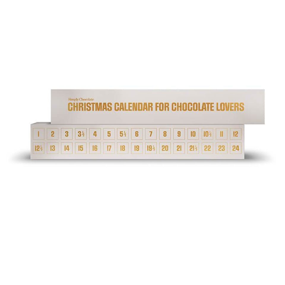 En chokoladejulekalender med mere end 24 stykker chokolade? Ja tak! Chokoladejulekalender