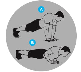 Diamond push-ups