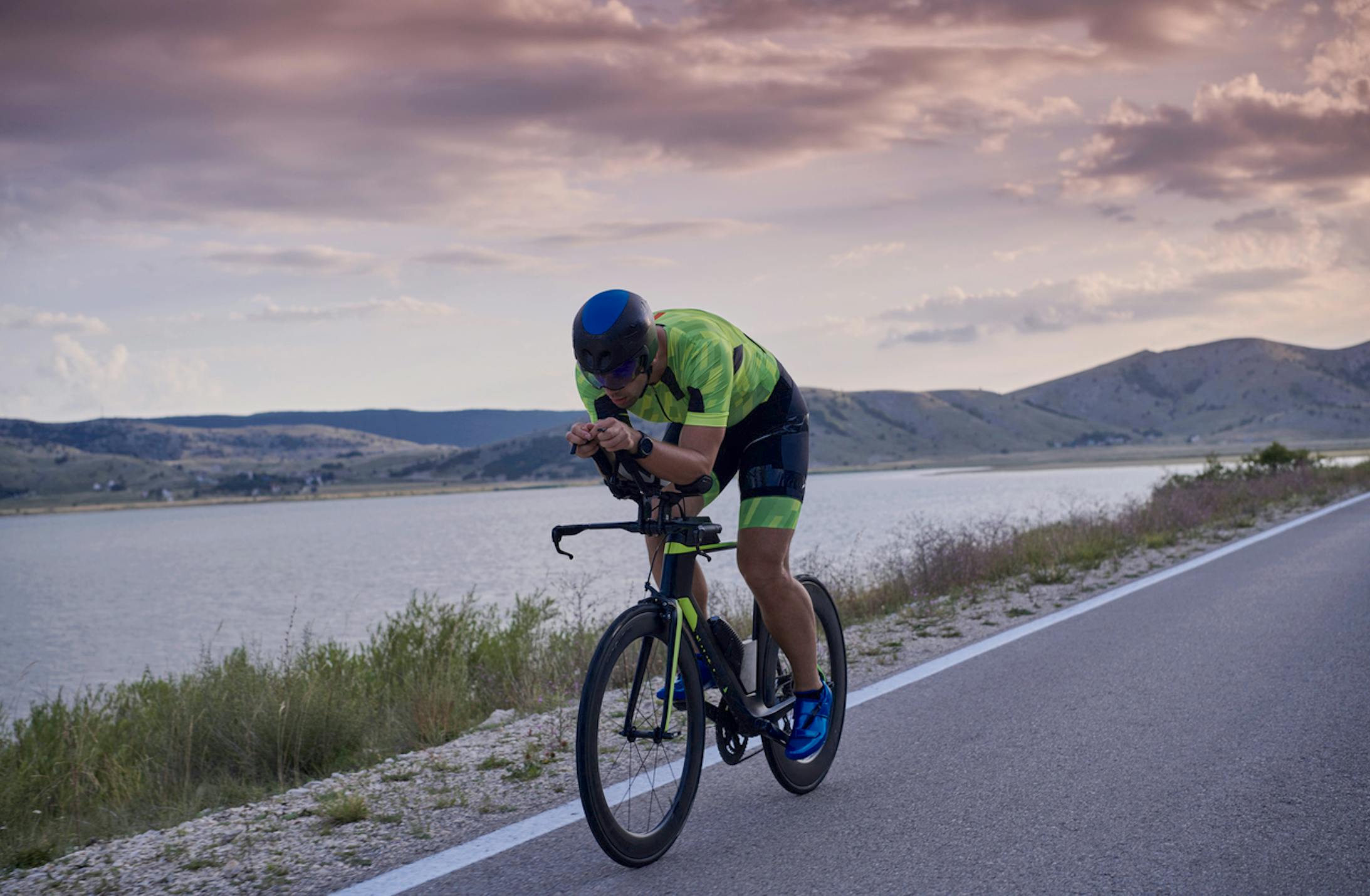 Triatlet, Ironman, cykling
