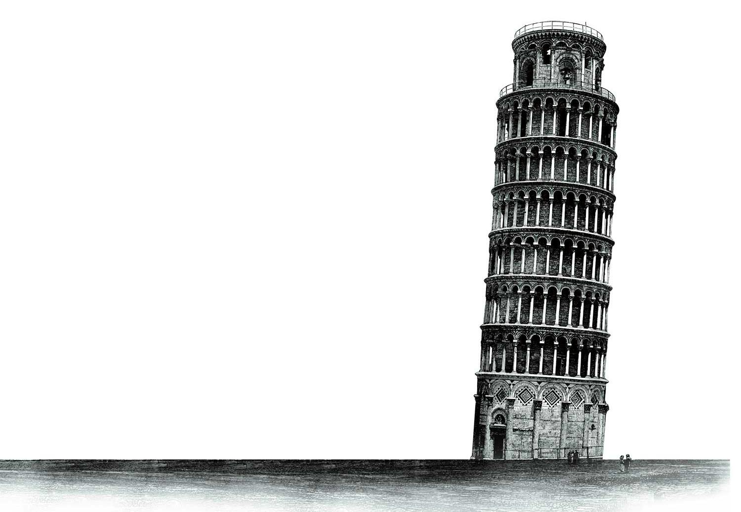 Wanneer valt de toren van Pisa om?