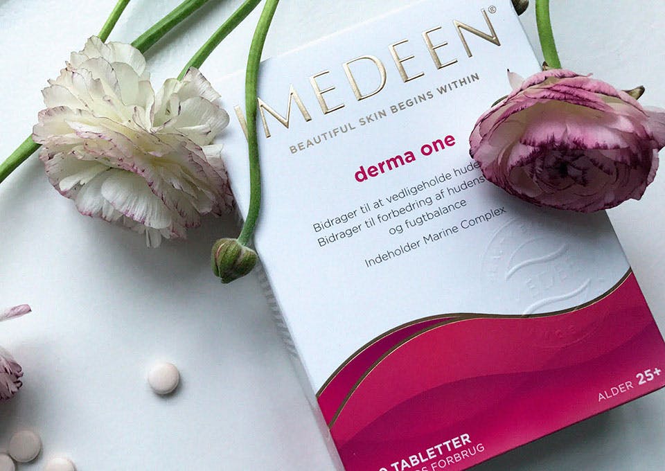 smuk hud med imedeen derma one tabletter Marie Hindkær blame it on fashion tester