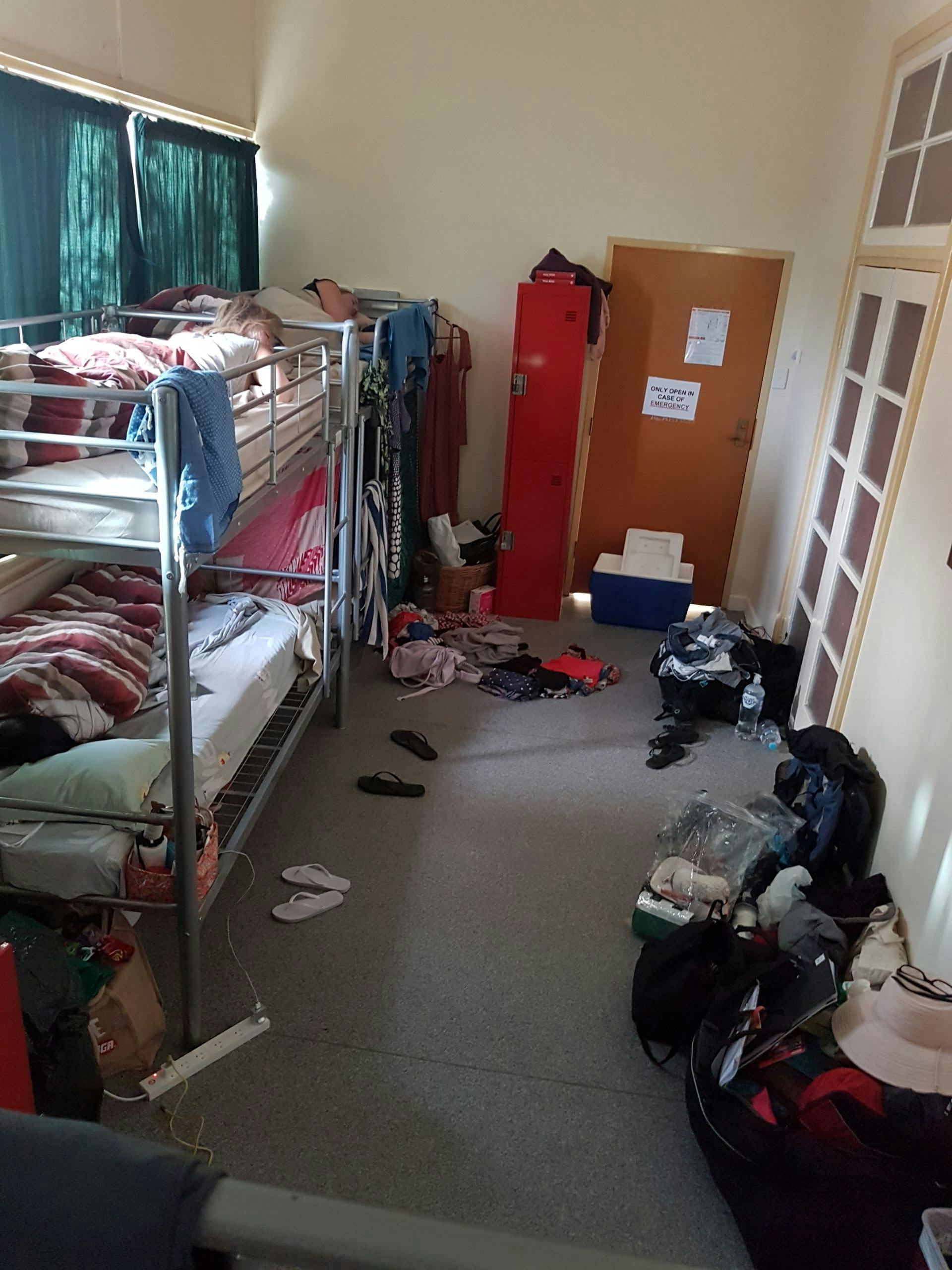 Og sådan sov Lisa det meste af tre måneder. På et hostel eller et dorm. Lisa rejste om på den anden side af jorden alene