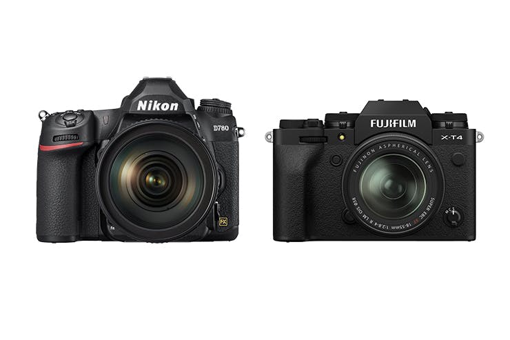 Nikon D780 og Fujifilm X-T4