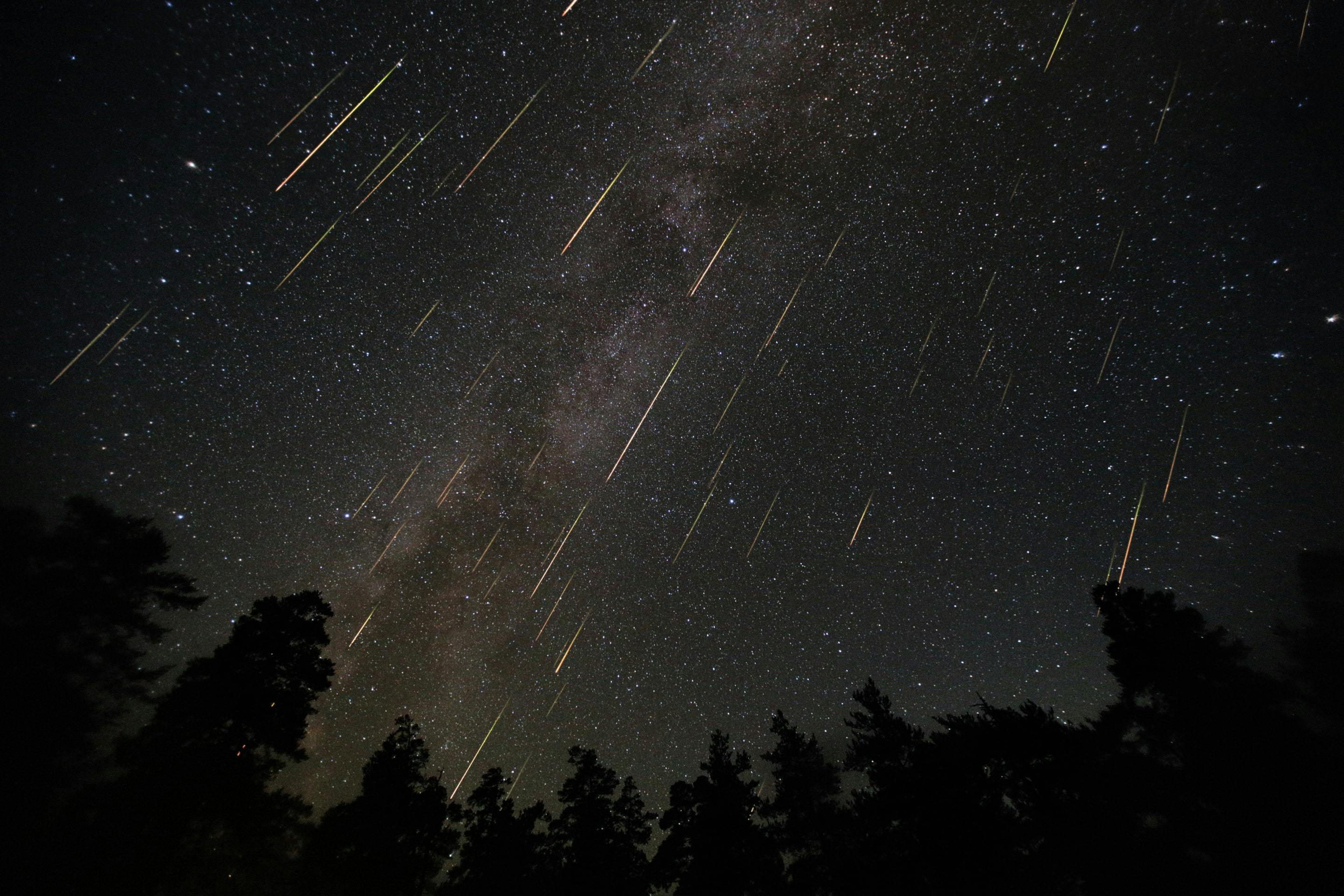 Meteorsvärm.