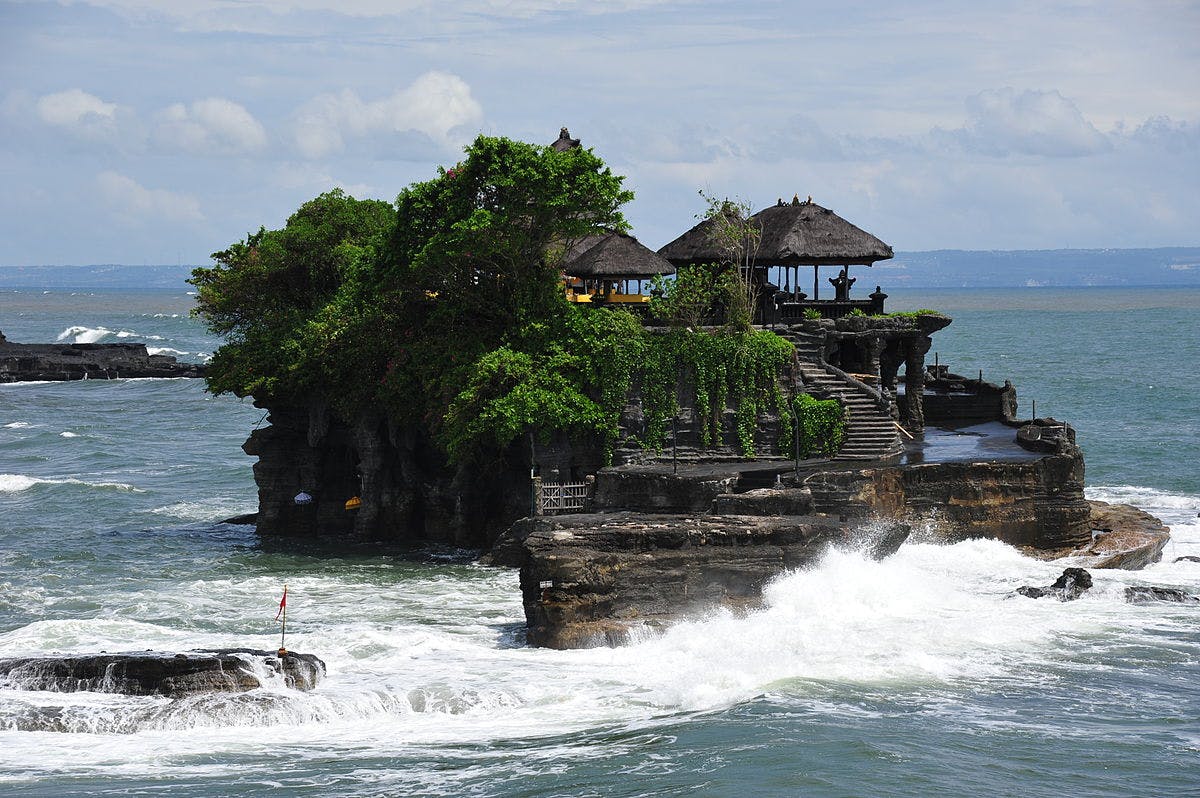 RELIGIØS PERLE: Bali Tanah Lot tempel