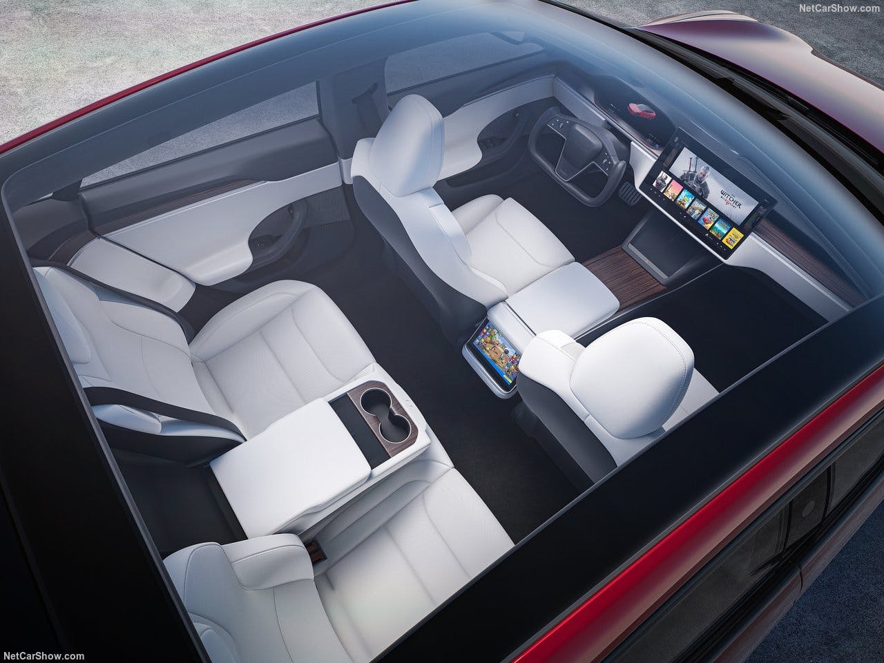 Tesla Model S' interiør Tesla Model S 2022