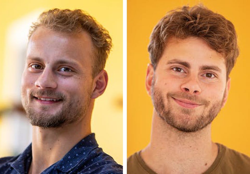 Kasper Stig Henriksen, 28 år, holdtræner og Kristian Stig Henriksen, 24 år, studerer til serviceøkonom. Kasper Stig Henriksen og Kristian Stig Henriksen Bachelorette