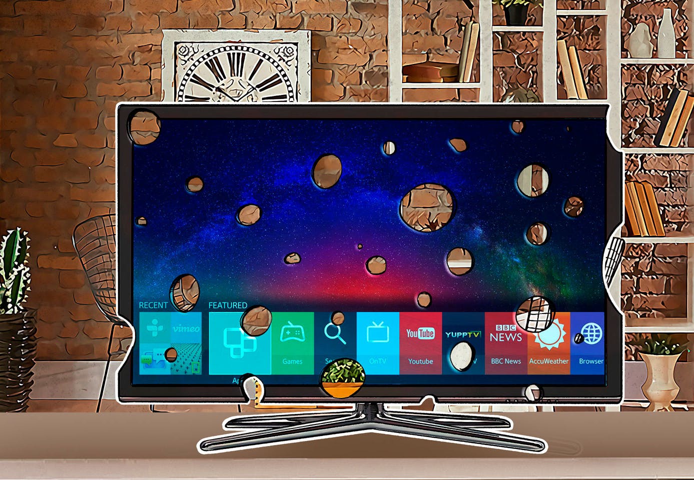 Säkerheten i Samsungs smart-tv är lika ihålig som en schweizerost