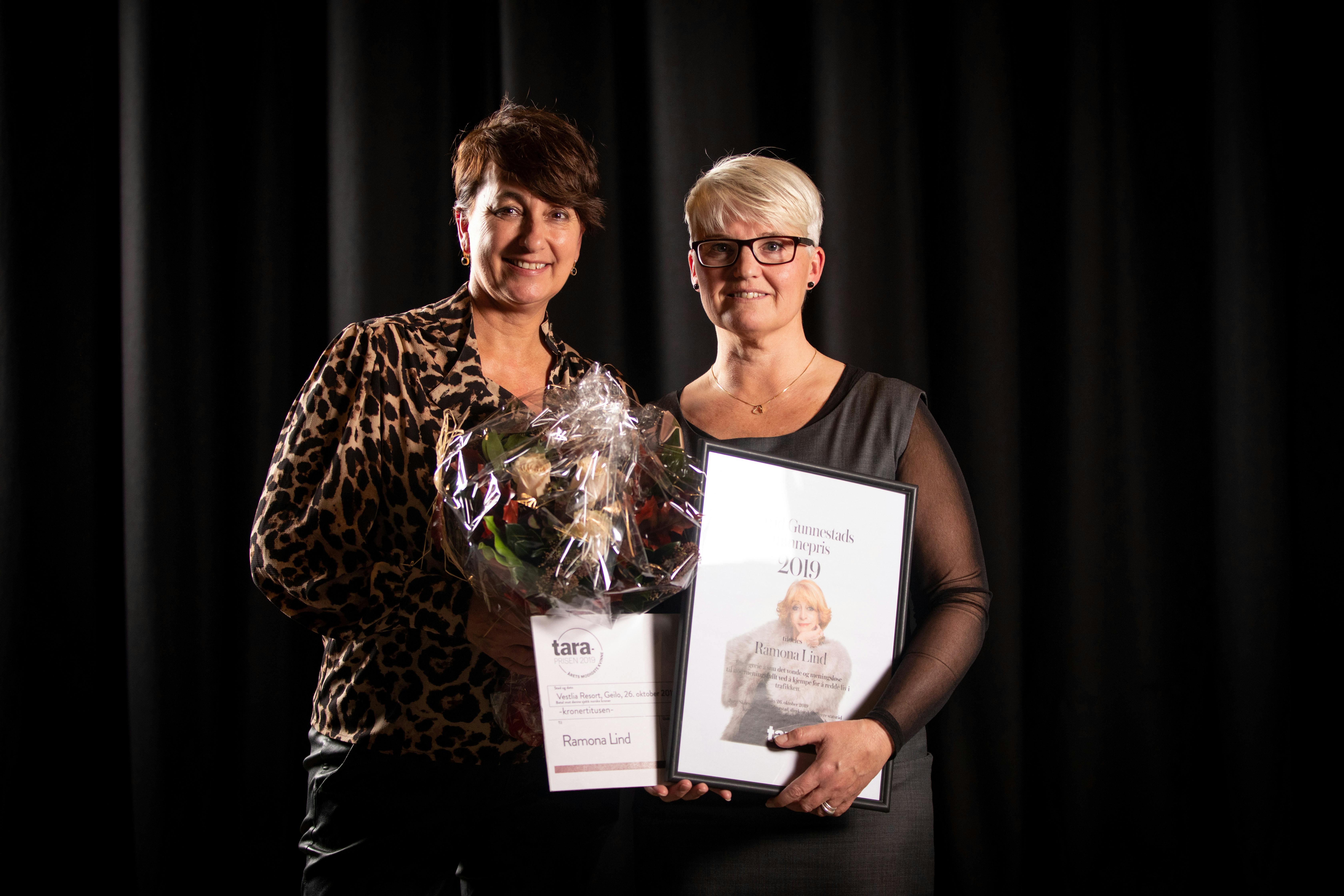 Ramona Lind sammen med Torunn Pettersen