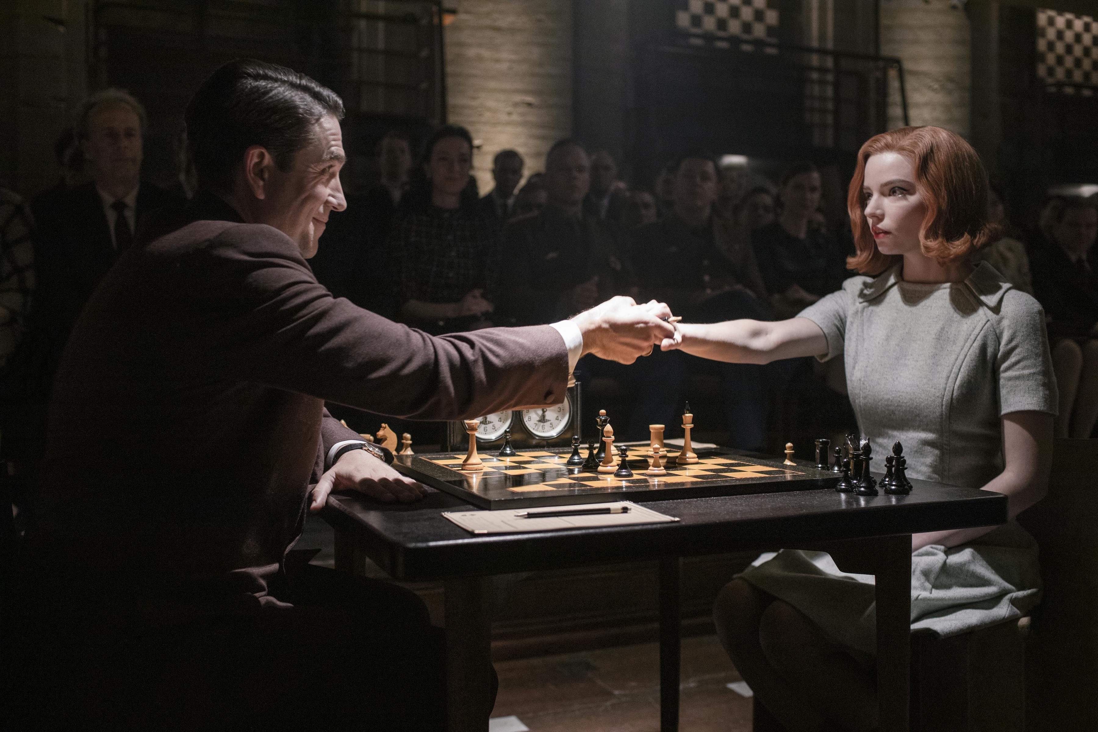 The Queens Gambit kan ses på Netflix The Queens Gambit på Netflix