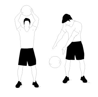 Twisted slam ball
