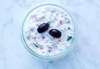 Tzatziki med skyr Tzatziki oppskrift