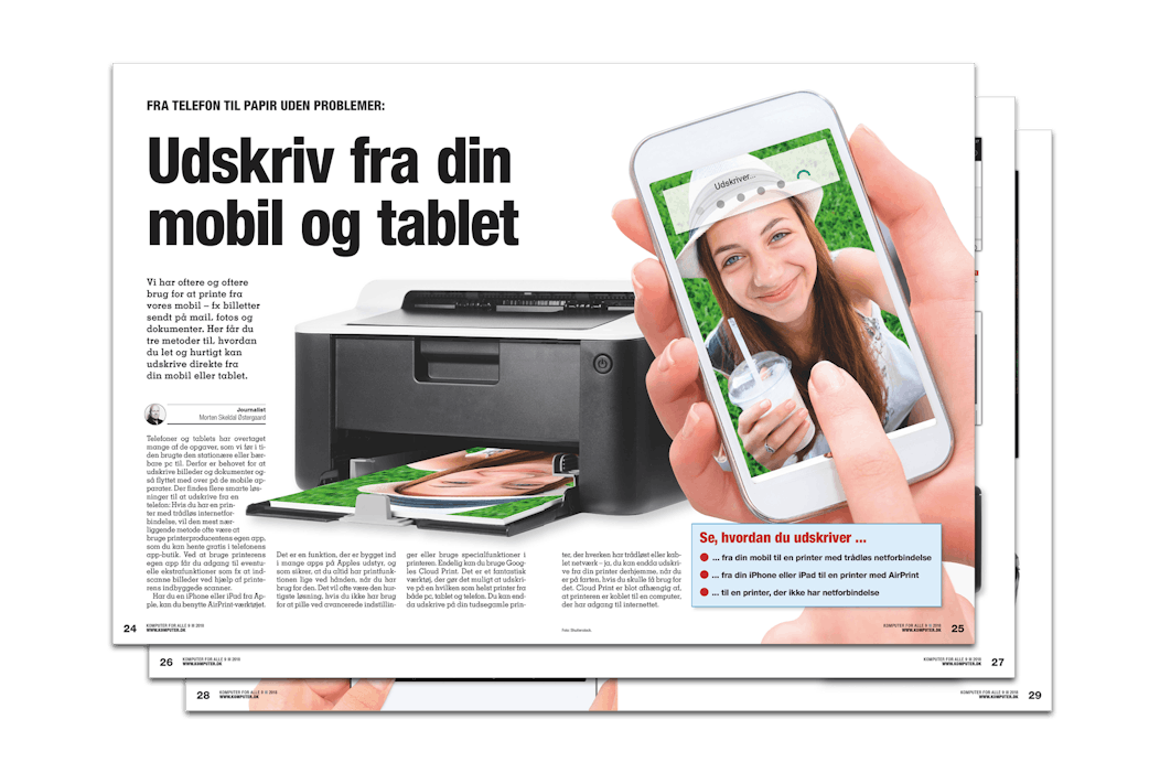 detektor støbt Pålidelig Airprint: Udskriv trådløst fra din iPad eller iPhone | Komputer.dk