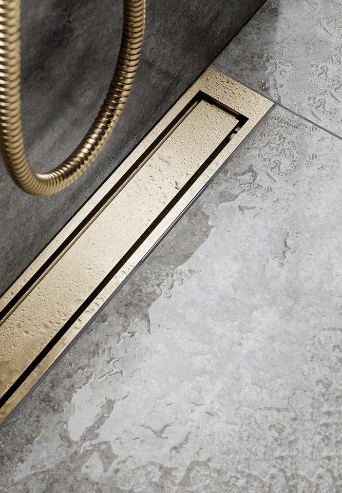 Unidrain reframe badeværelse toilet tilbehør messing brusekabine bruseniche