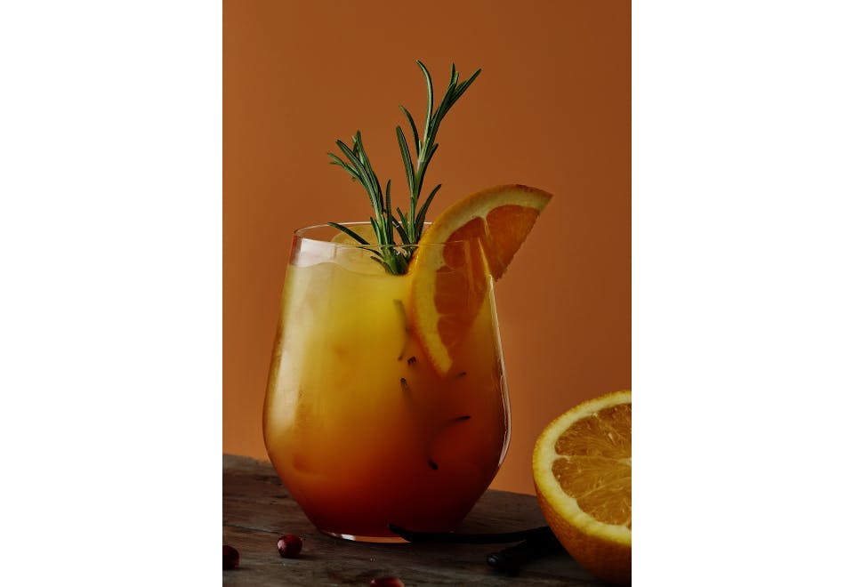 Mocktail med appelsin lime