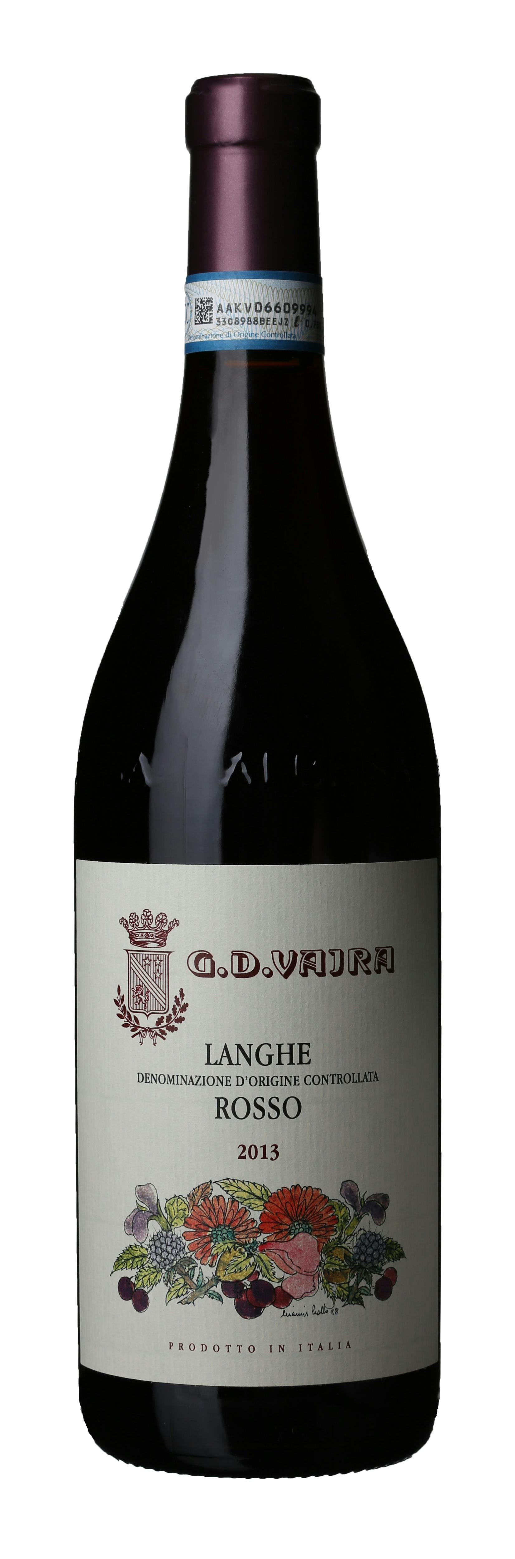 Allround rødvin fra Italia Vajra Langhe Rosso 2018