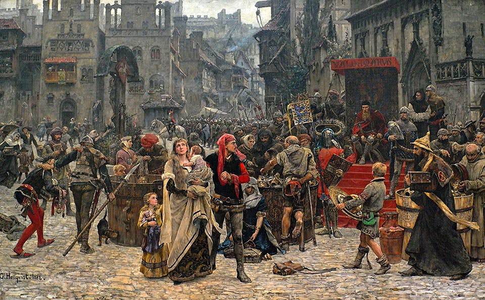 Valdemar Atterdags brandskattning av Visby 1361.