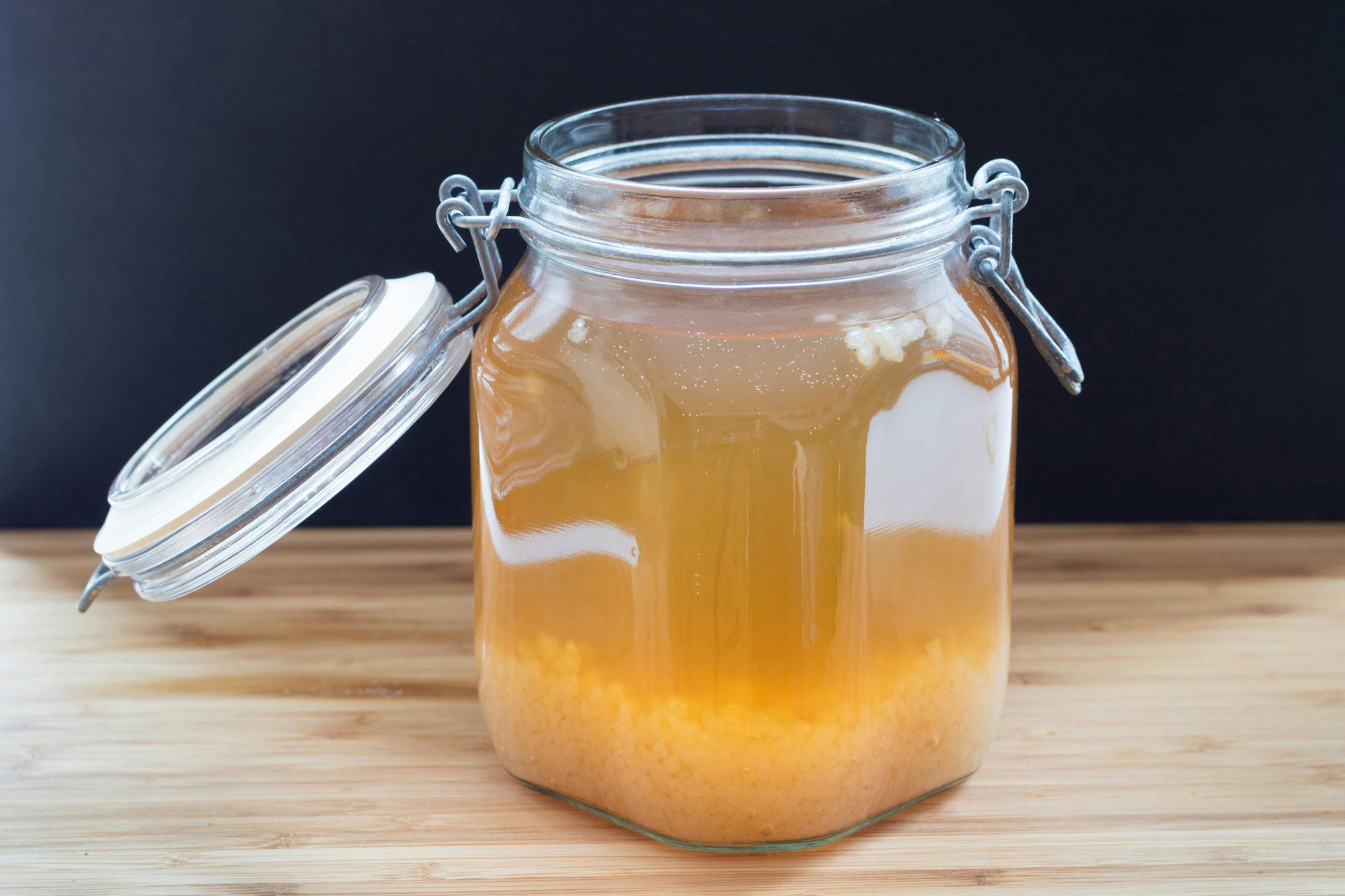 Vannkefir Norgesglass med vannkefir