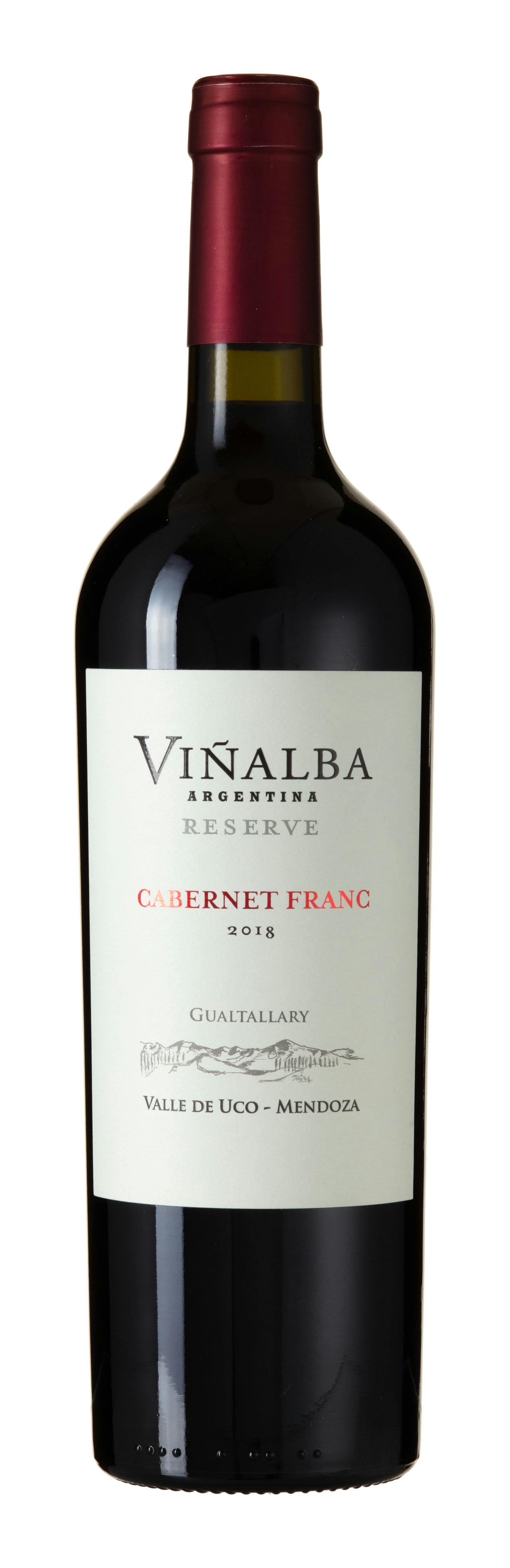 Argentinsk rødvin til grillmat 11355801 Vinalba Reserve Cabernet Franc 2018