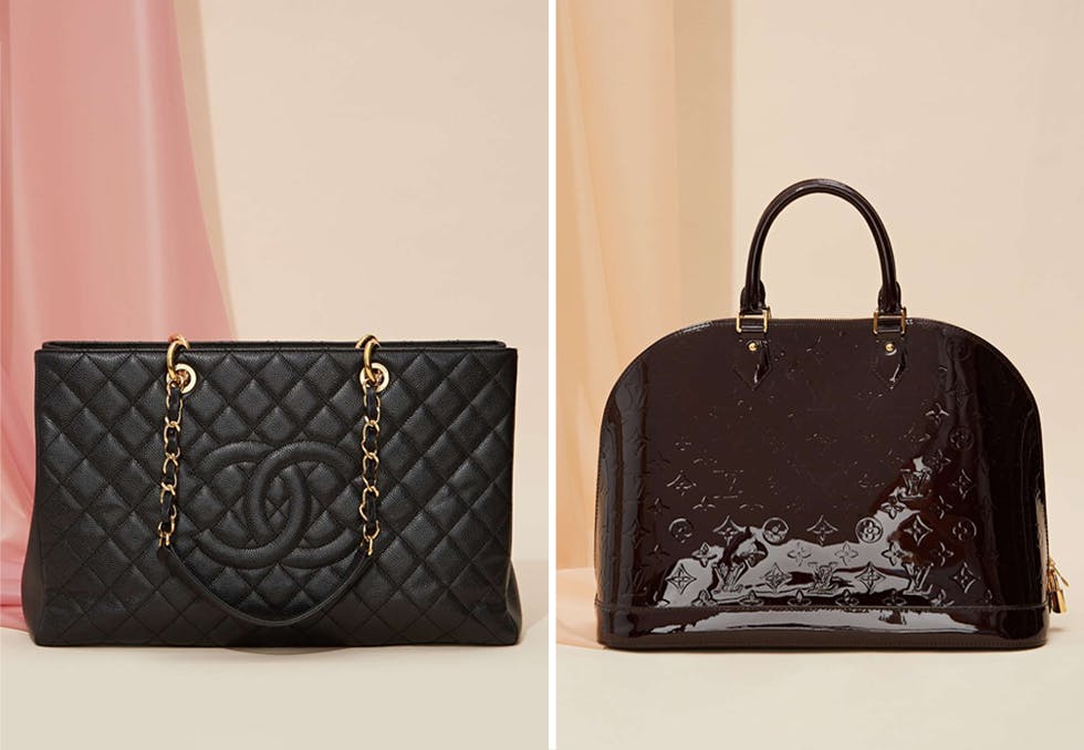 Vintage veske fra Chanel og Louis Vuitton Vintage veske fra Chanel og Louis Vuitton
