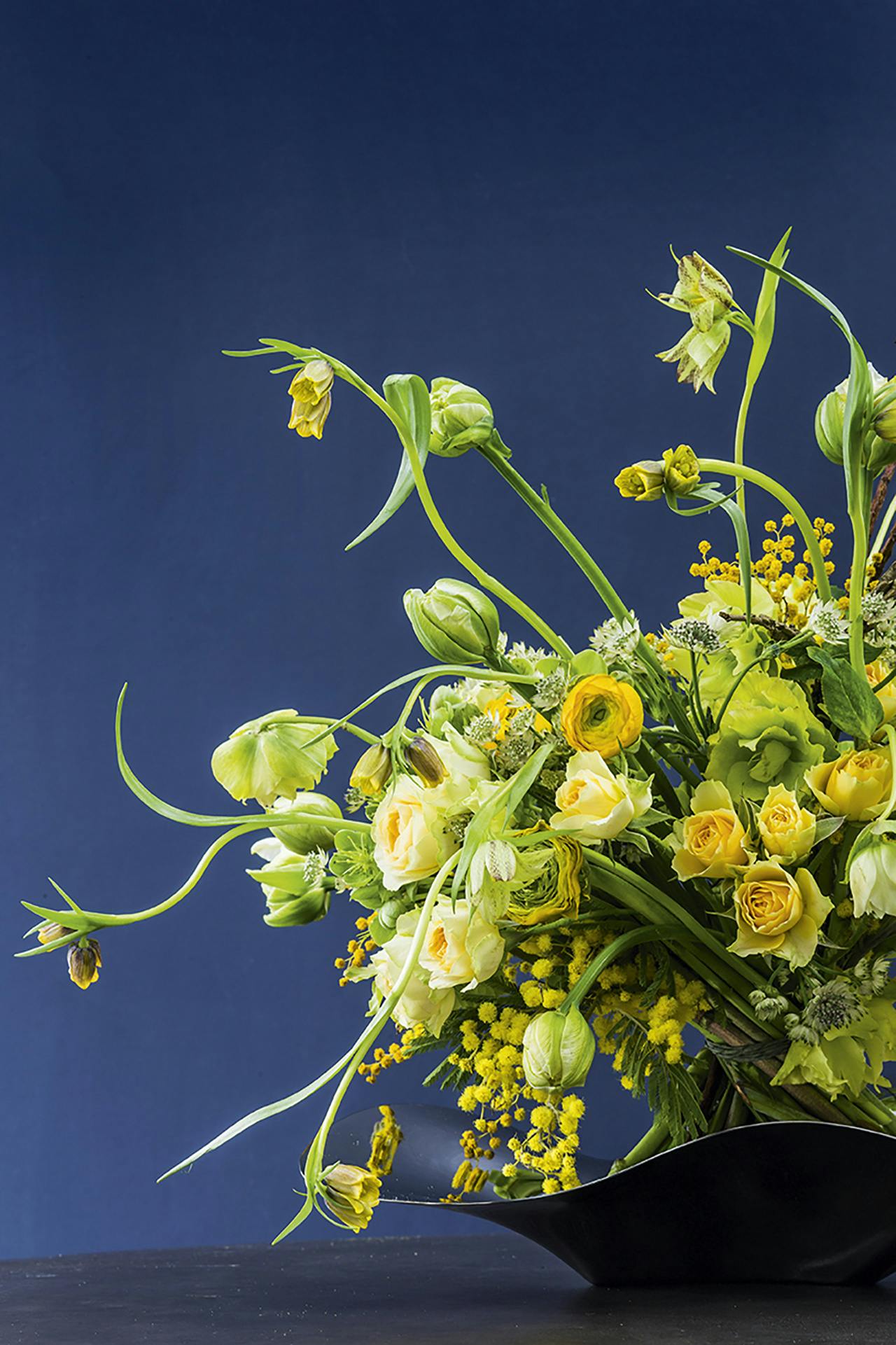 blomsterbuket påskebuket annette von einem tulipaner roser