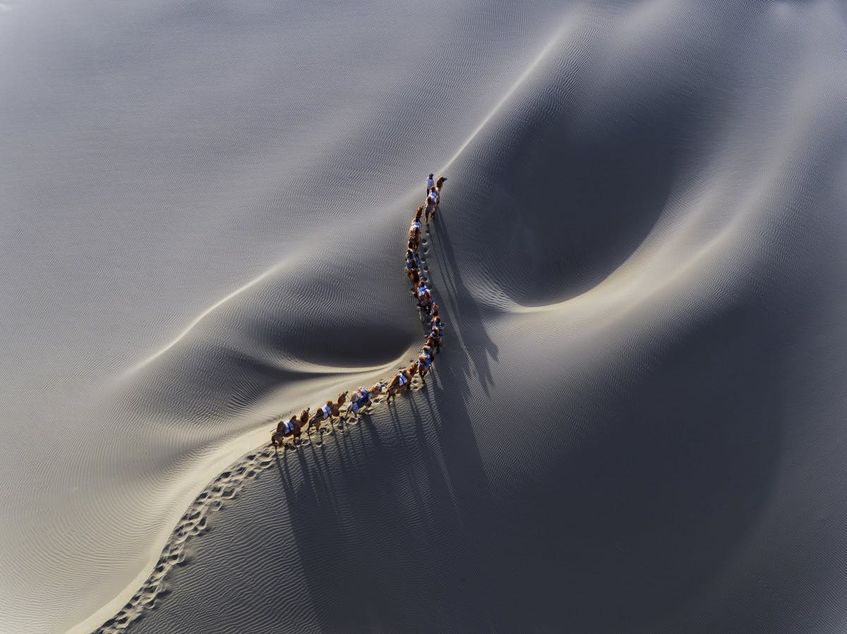 Exploration Vinnande bild från fototävlingen SkyPixel 2016