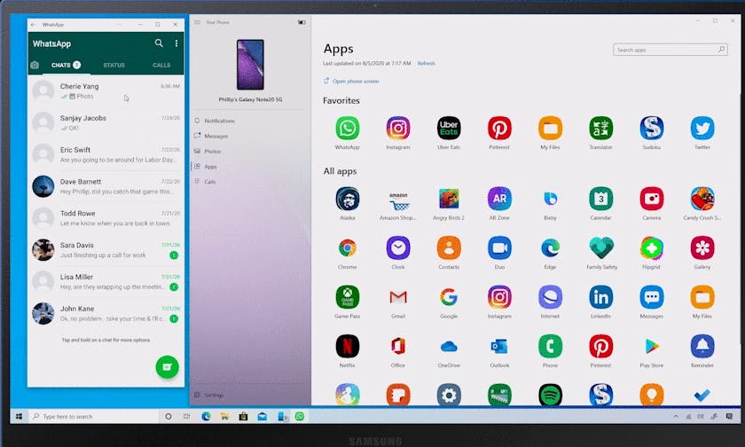 Mobil-apps på Windows pc