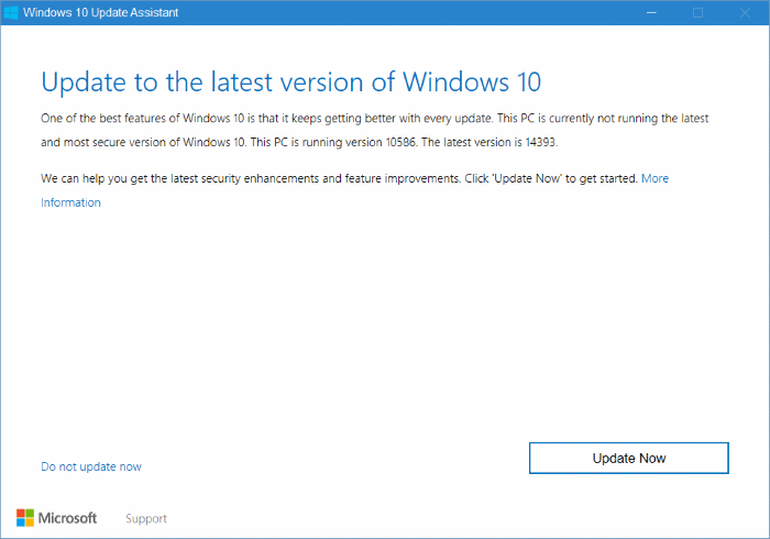microsoft windows 10 update assistant